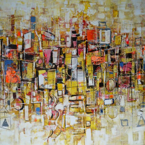 MODULAR WORLD · 120 x 150 cm by Paul Ygartua