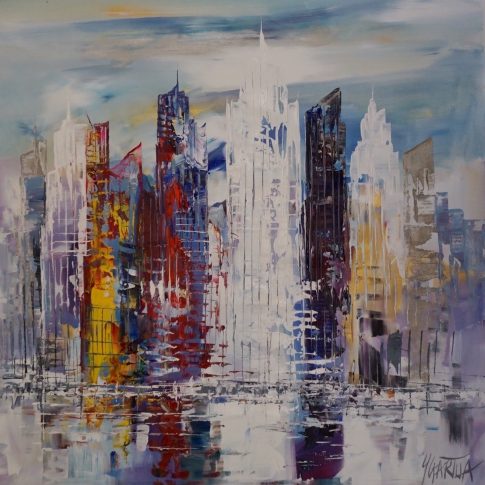 New York · 100 x 100 cm by Paul Ygartua