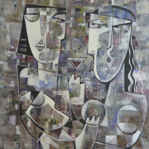 THE BAPTISM · 90 x 120 cm by Paul Ygartua