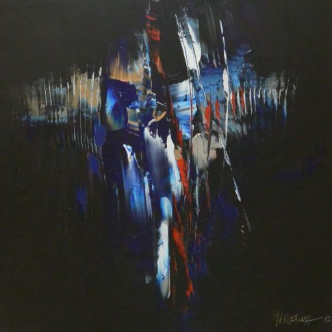 NORTHERN LIMITS · 120 x 120 cm (sold) by Paul Ygartua