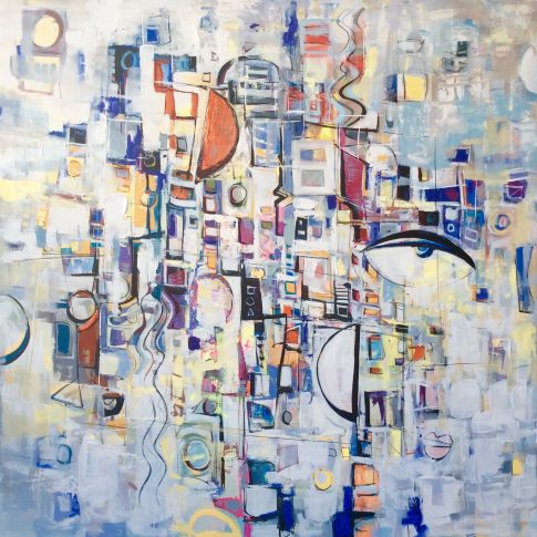 City Politics · 120 x 120 cm by Paul Ygartua