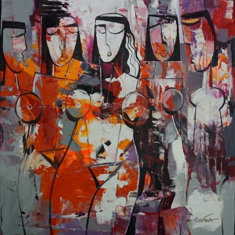 Folie Douce · 80 x 80 cm by Paul Ygartua